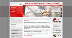 Desktop Screenshot of ottos-gastroshop.de