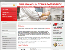 Tablet Screenshot of ottos-gastroshop.de